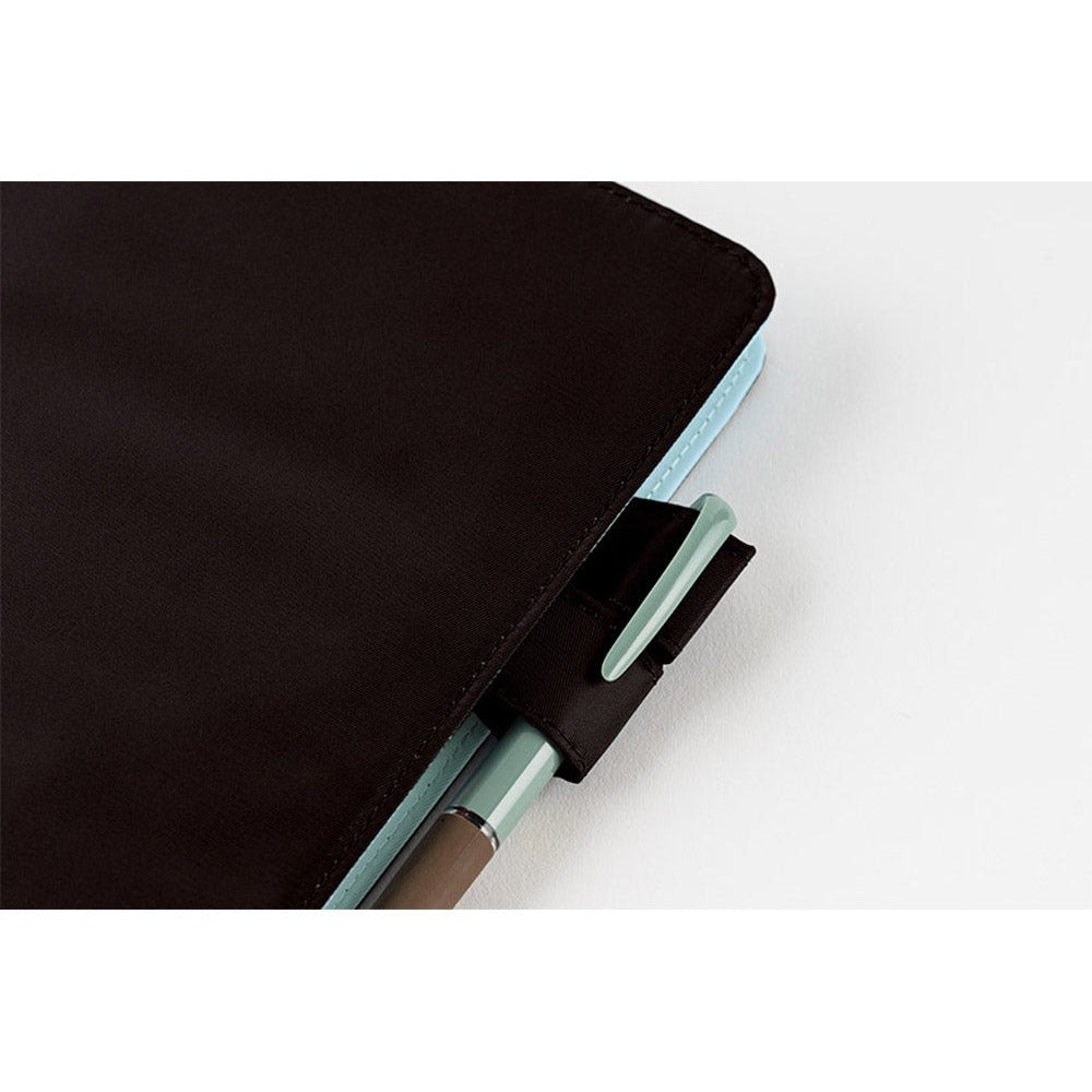 Hobonichi Techo A6 Original Planner Cover - Colours - Black x Clear Blue