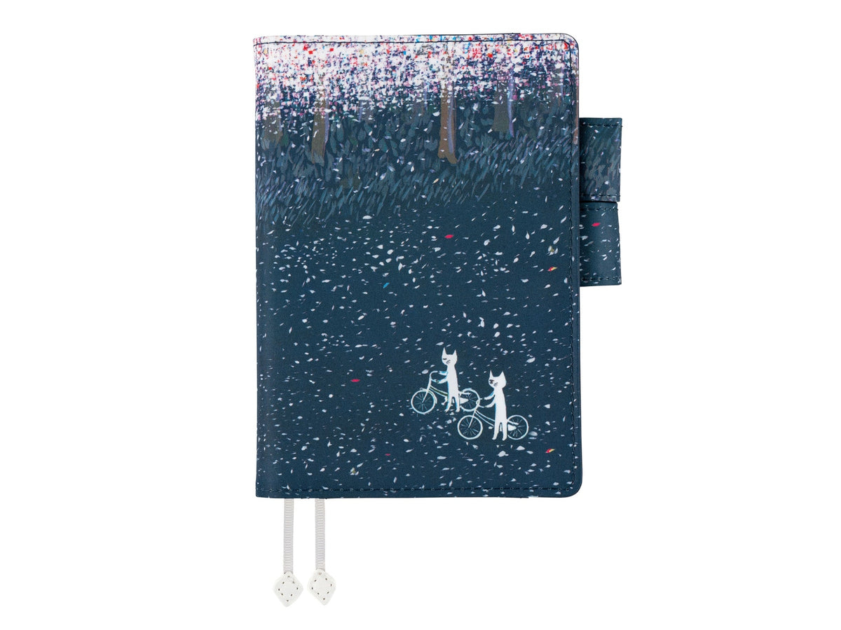 Hobonichi Techo A6 Original Planner Cover - Hiroko Kubota: The Tone of Illuminated Flowers