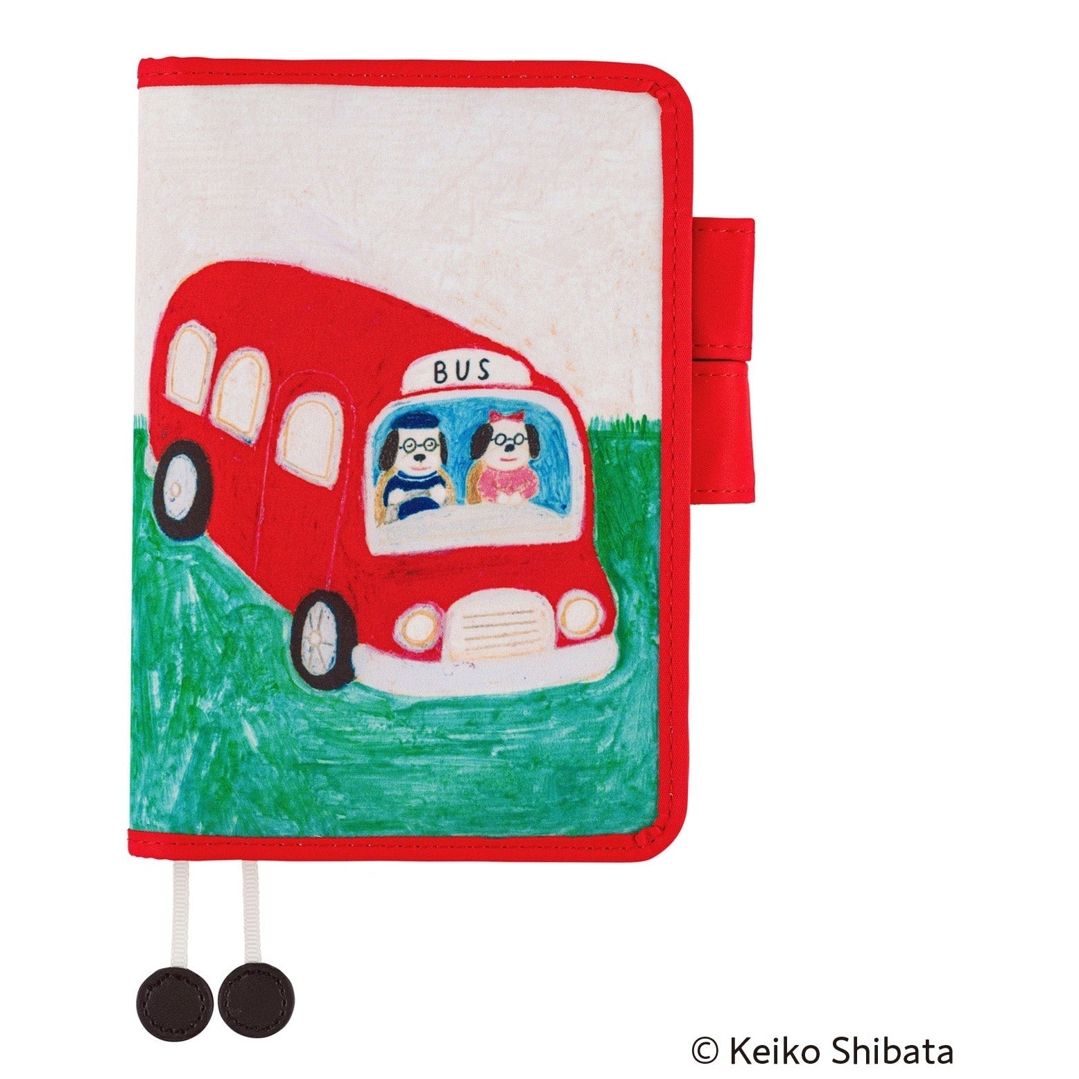 Hobonichi Techo A6 Original Planner Cover - Keiko Shibata: Bus management by Mr. and Mrs. Inoue