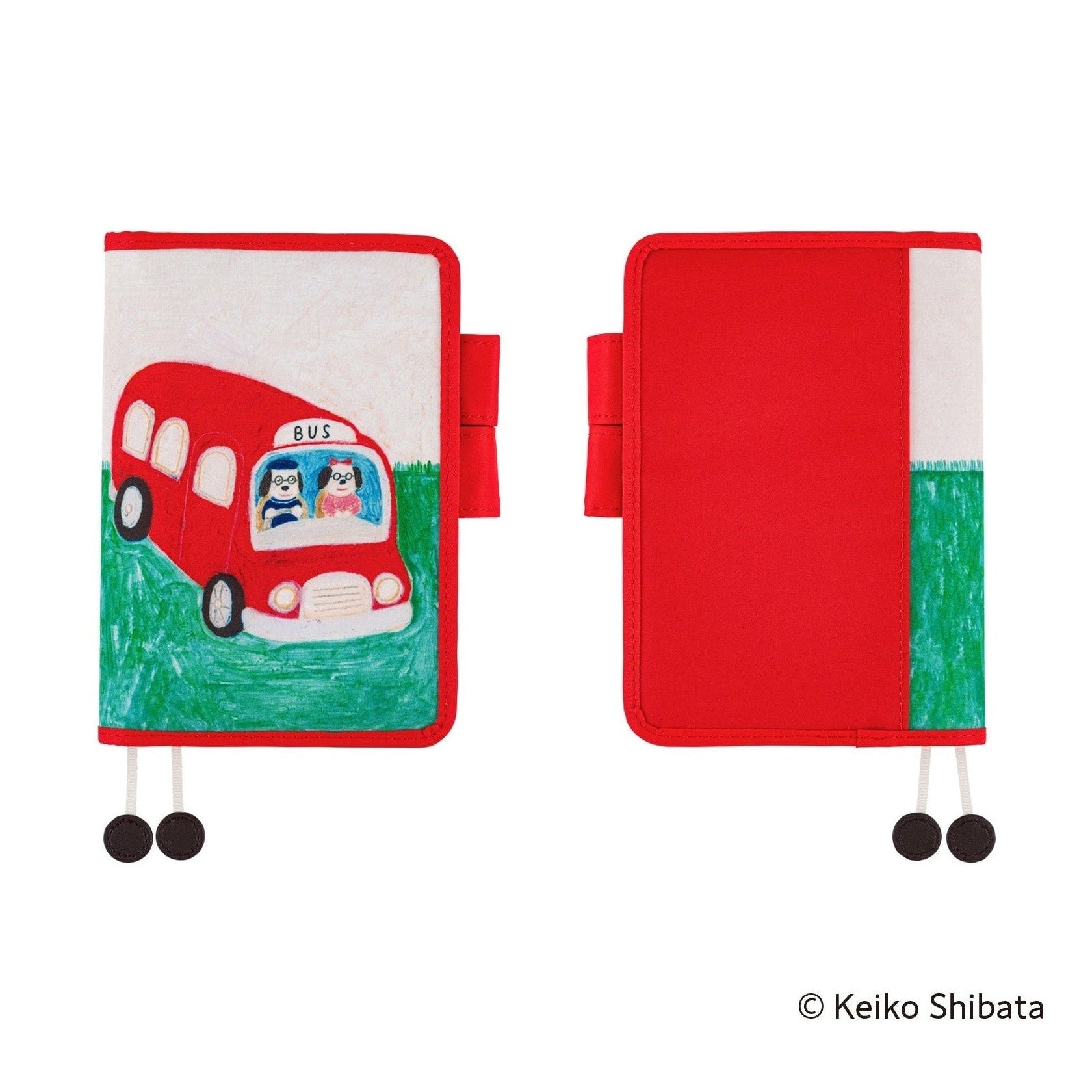 Hobonichi Techo A6 Original Planner Cover - Keiko Shibata: Bus management by Mr. and Mrs. Inoue