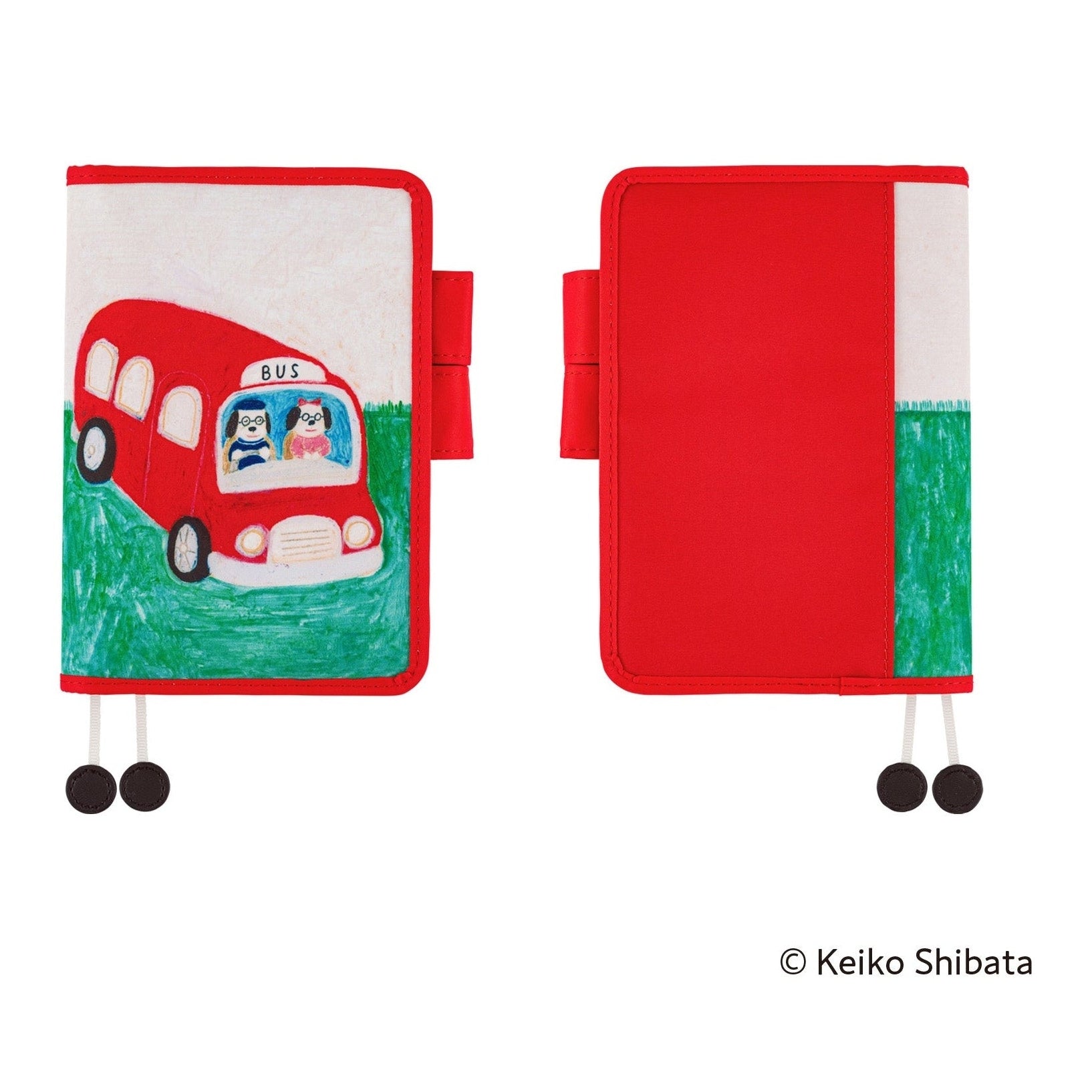 Hobonichi Techo A6 Original Planner Cover - Keiko Shibata: Bus management by Mr. and Mrs. Inoue