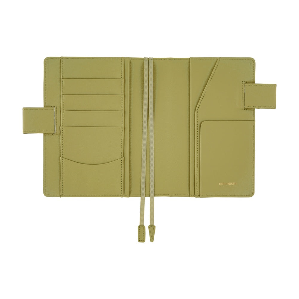 Hobonichi Techo A6 Original Planner Cover - Leather: Sage Green