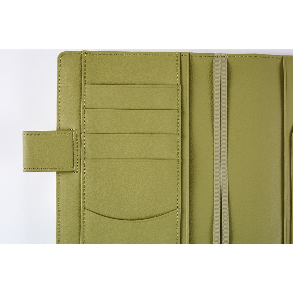 Hobonichi Techo A6 Original Planner Cover - Leather: Sage Green