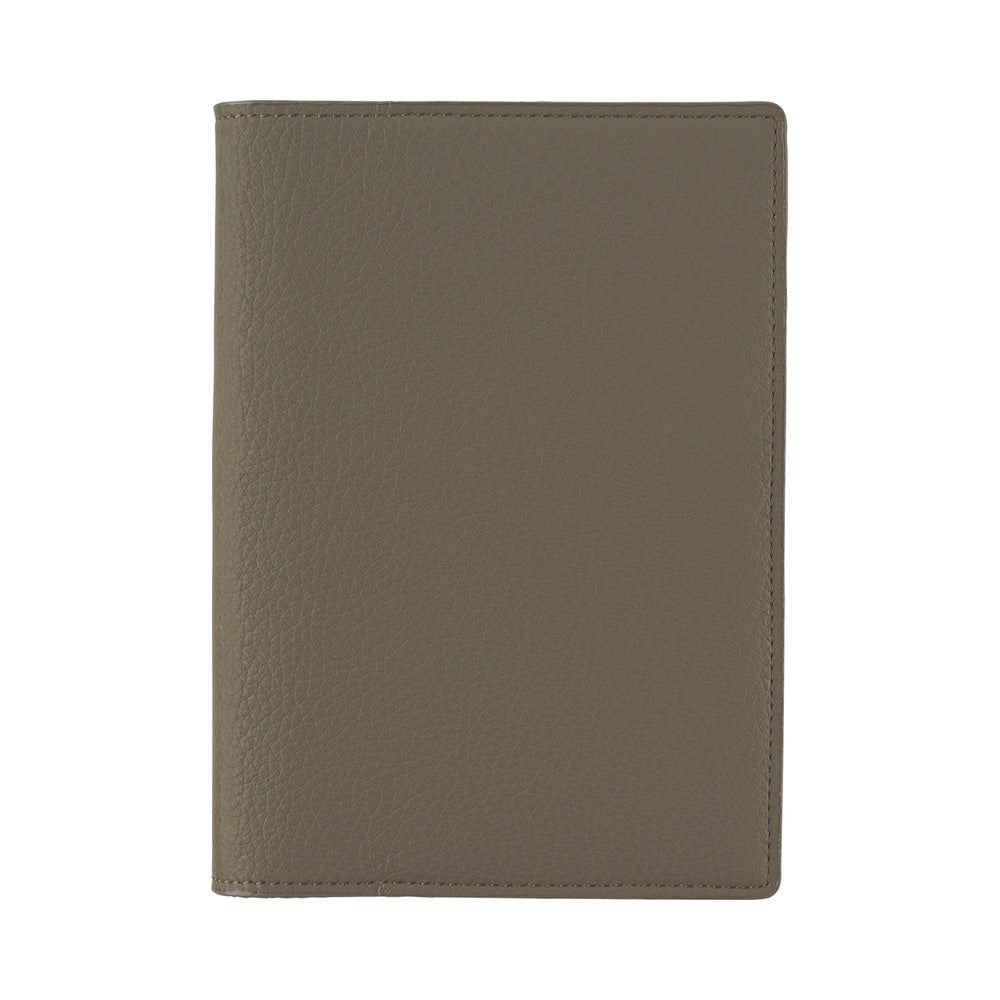 Hobonichi Techo A6 Original Planner Cover - Leather: Taut Gray & Light Blue