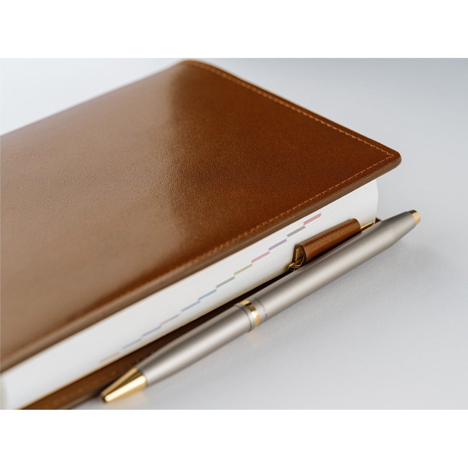 Hobonichi Techo A6 Original Planner Cover - Leather: Taut Brown