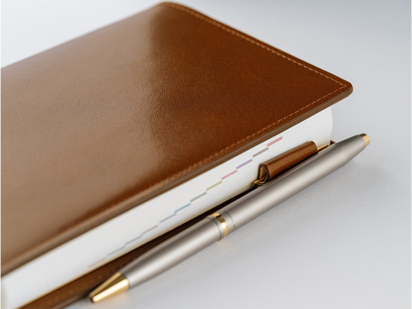 Hobonichi Techo A6 Original Planner Cover - Leather: Taut Brown