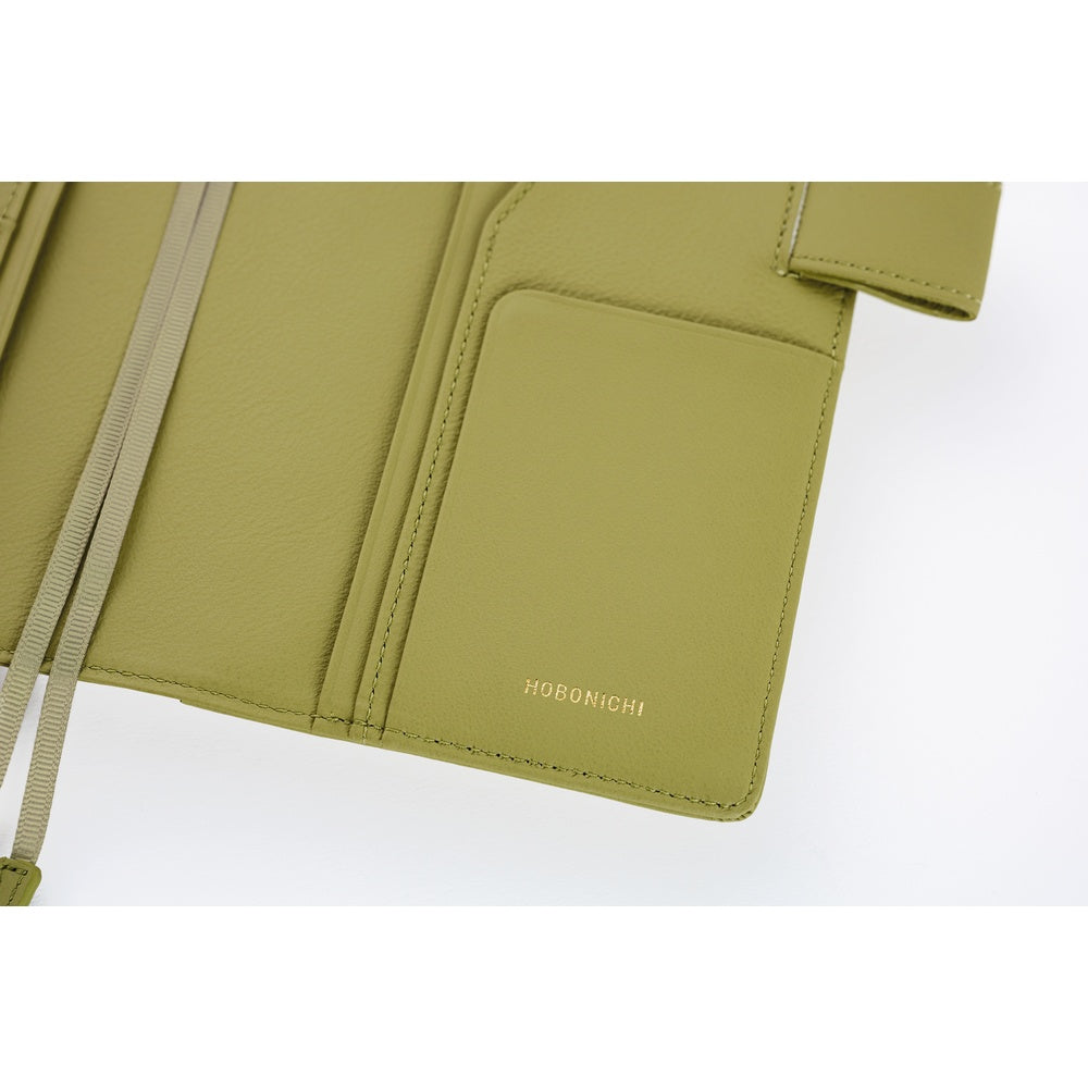 Hobonichi Techo A6 Original Planner Cover - Leather: Sage Green