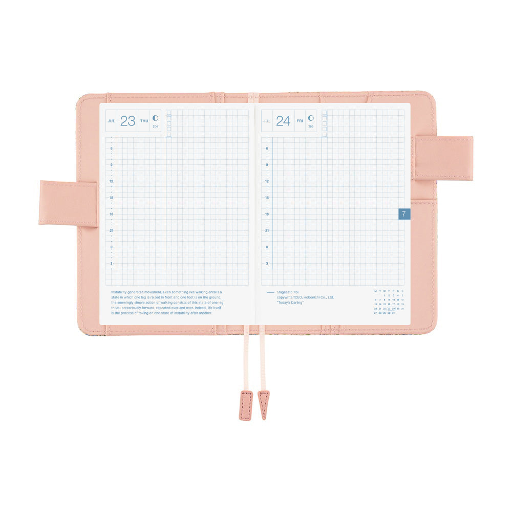 Hobonichi Techo A6 Original Planner Cover - Liberty Fabrics: Sasha Kiora