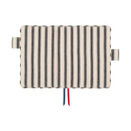 Hobonichi Techo A6 Original Planner Cover - Lined Fabric: Herringbone Ivory x Black