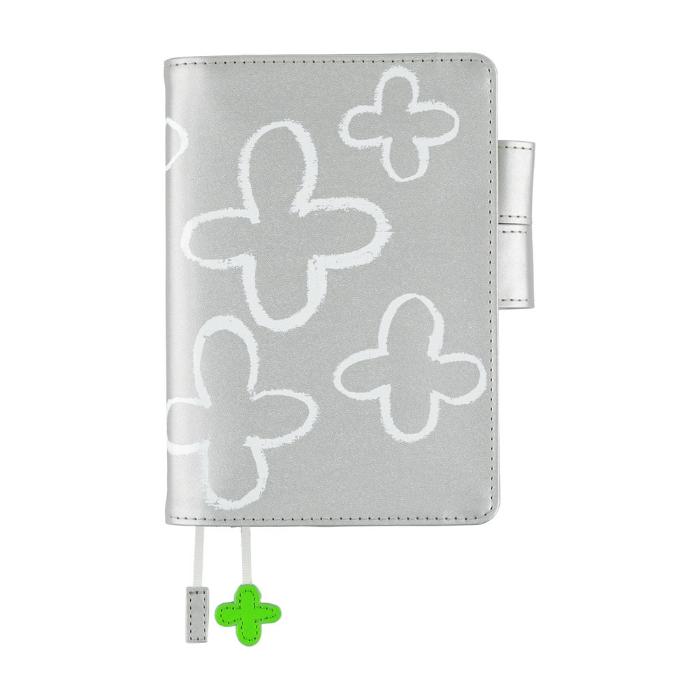 Hobonichi Techo A6 Original Planner Cover - Makoto Matsubayashi: Silver Flowers