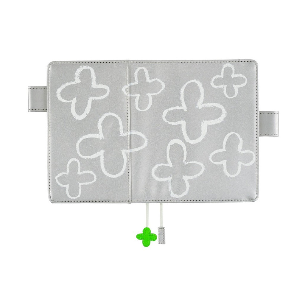 Hobonichi Techo A6 Original Planner Cover - Makoto Matsubayashi: Silver Flowers