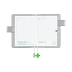 Hobonichi Techo A6 Original Planner Cover - Makoto Matsubayashi: Silver Flowers