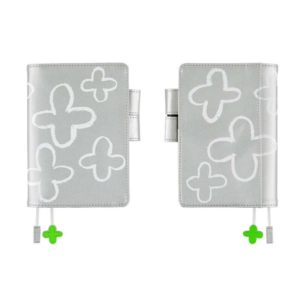 Hobonichi Techo A6 Original Planner Cover - Makoto Matsubayashi: Silver Flowers