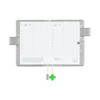 Hobonichi Techo A6 Original Planner Cover - Makoto Matsubayashi: Silver Flowers