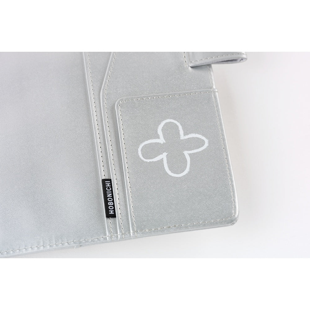 Hobonichi Techo A6 Original Planner Cover - Makoto Matsubayashi: Silver Flowers