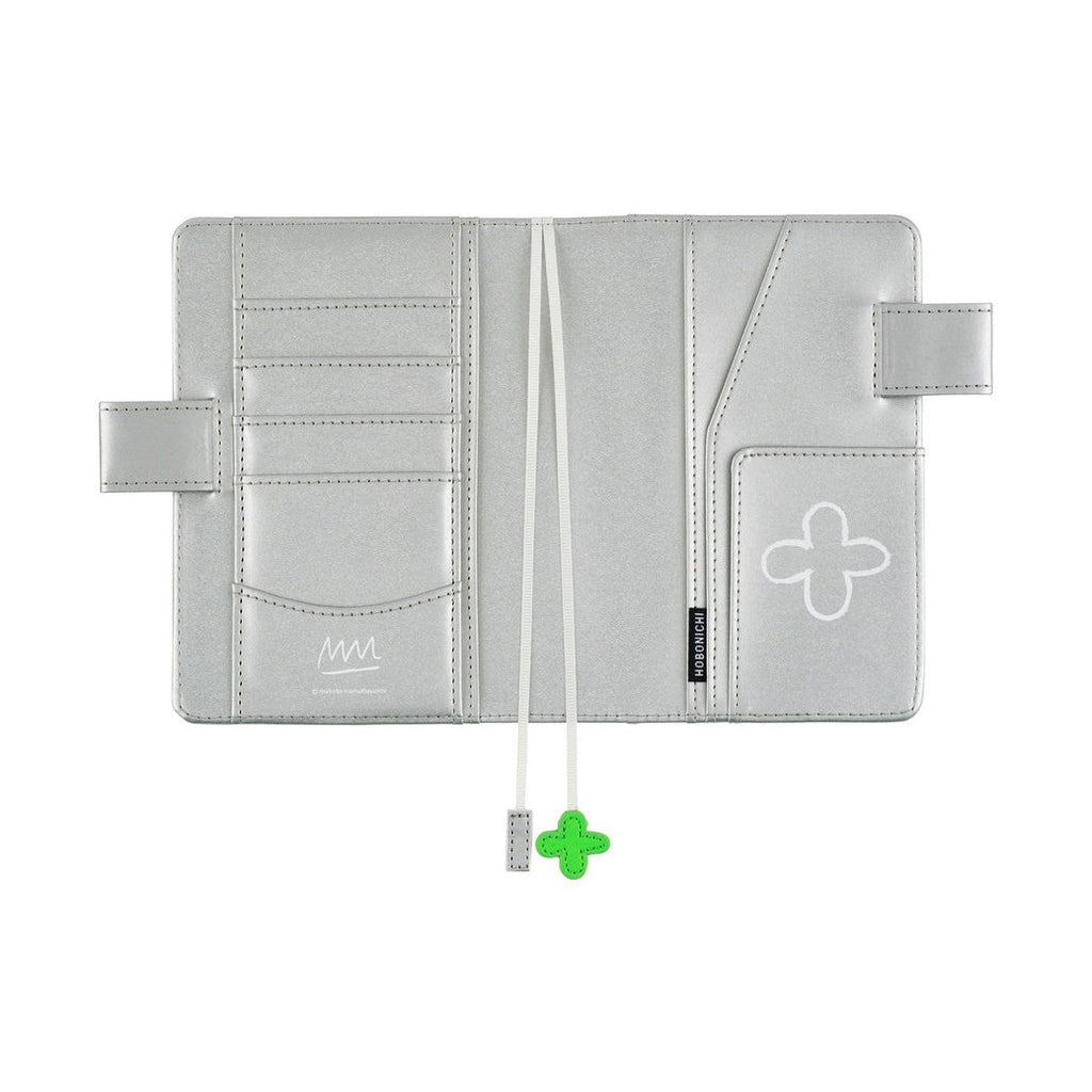 Hobonichi Techo A6 Original Planner Cover - Makoto Matsubayashi: Silver Flowers