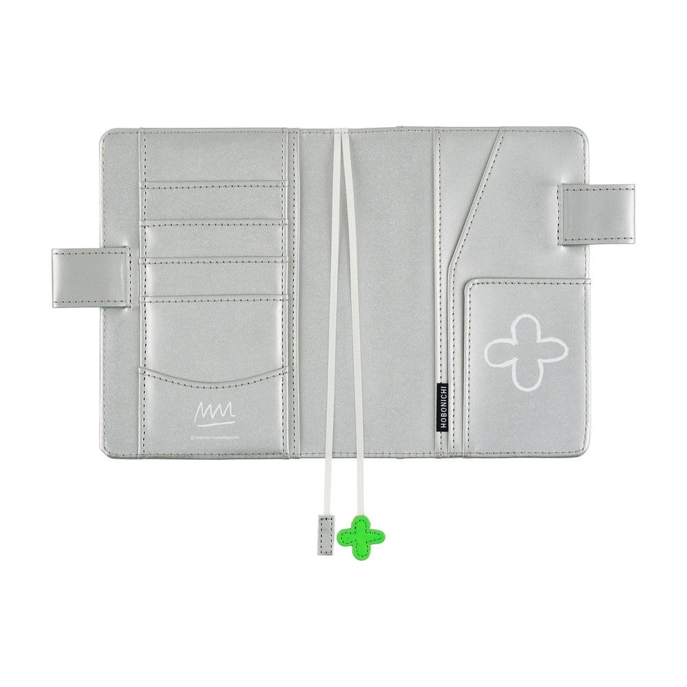 Hobonichi Techo A6 Original Planner Cover - Makoto Matsubayashi: Silver Flowers