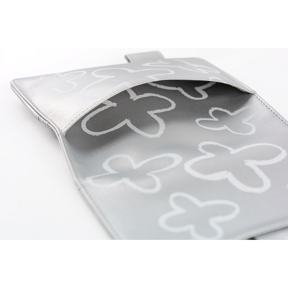 Hobonichi Techo A6 Original Planner Cover - Makoto Matsubayashi: Silver Flowers