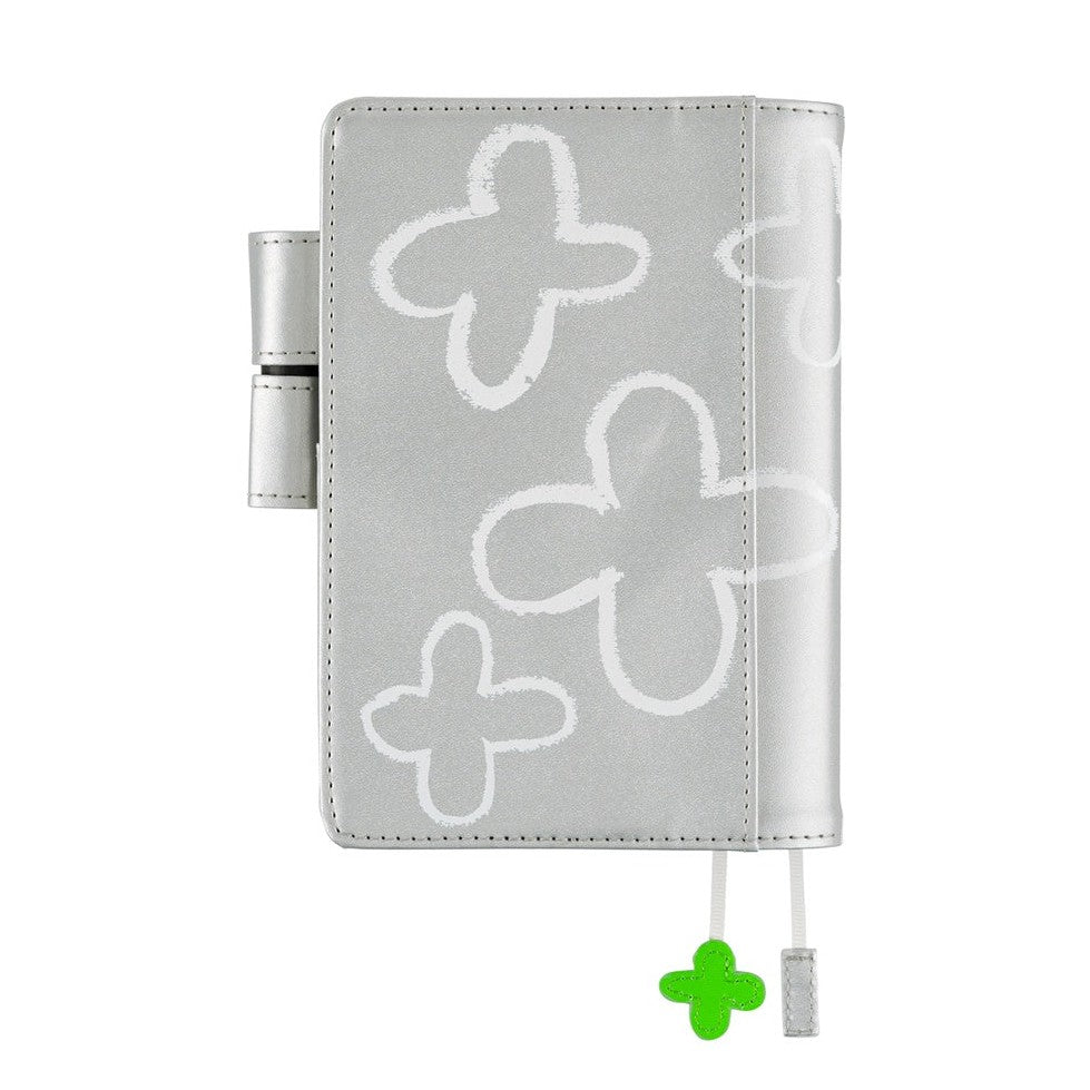 Hobonichi Techo A6 Original Planner Cover - Makoto Matsubayashi: Silver Flowers