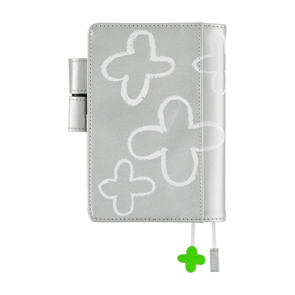 Hobonichi Techo A6 Original Planner Cover - Makoto Matsubayashi: Silver Flowers