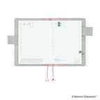 Hobonichi Techo A6 Original Planner Cover - Moomin: My Yard (Pale Mint)