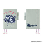 Hobonichi Techo A6 Original Planner Cover - Moomin: My Yard (Pale Mint)