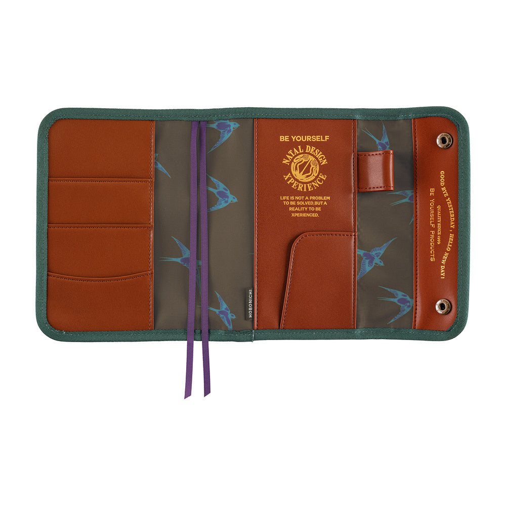 Hobonichi Techo A6 Original Planner Cover - Natal Design: Hello New Day! (Camo)