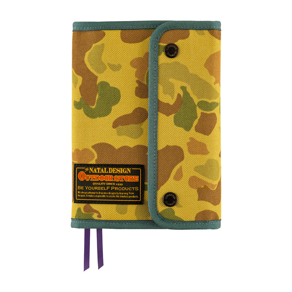 Hobonichi Techo A6 Original Planner Cover - Natal Design: Hello New Day! (Camo)