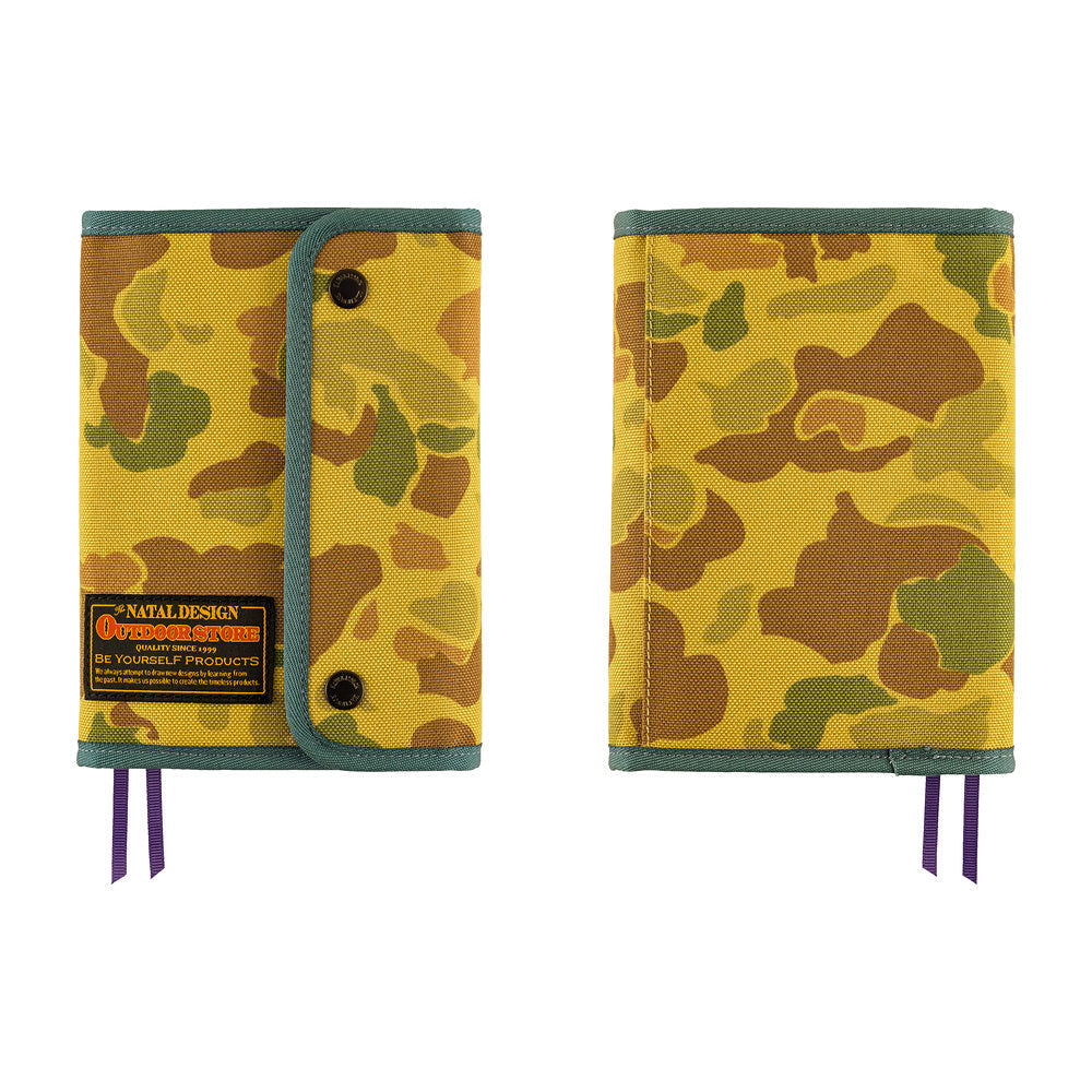Hobonichi Techo A6 Original Planner Cover - Natal Design: Hello New Day! (Camo)