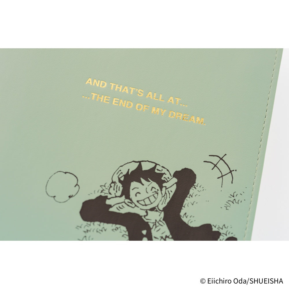 Hobonichi Techo A6 Original Planner Cover - ONE PIECE magazine: End of Luffy’s Dream Mint Green