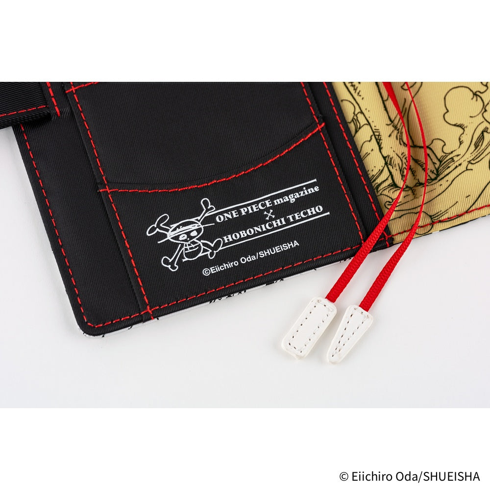 Hobonichi Techo A6 Original Planner Cover - ONE PIECE magazine: Straw Hat Luffy Black