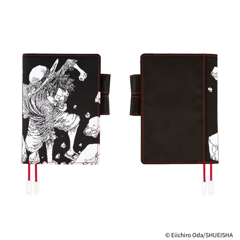 Hobonichi Techo A6 Original Planner Cover - ONE PIECE magazine: Straw Hat Luffy Black