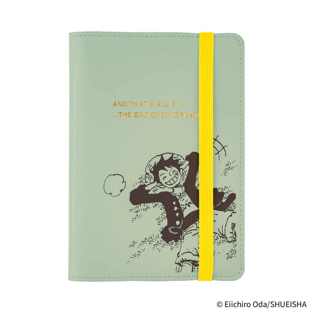 Hobonichi Techo A6 Original Planner Cover - ONE PIECE magazine: End of Luffy’s Dream Mint Green