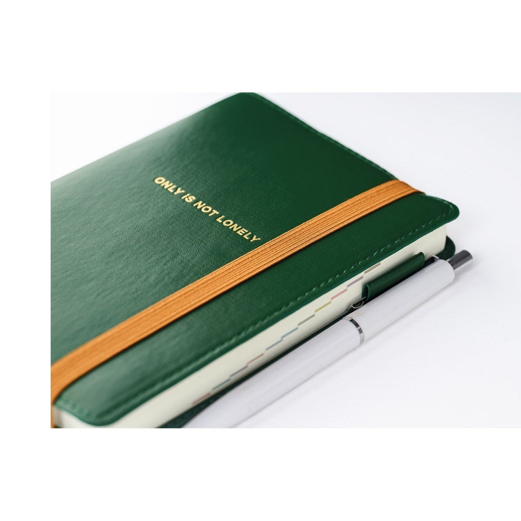 Hobonichi Techo A6 Original Planner Cover - Only is Not Lonely Ivy Green