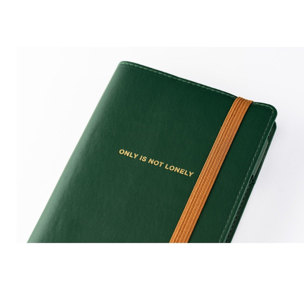 Hobonichi Techo A6 Original Planner Cover - Only is Not Lonely Ivy Green