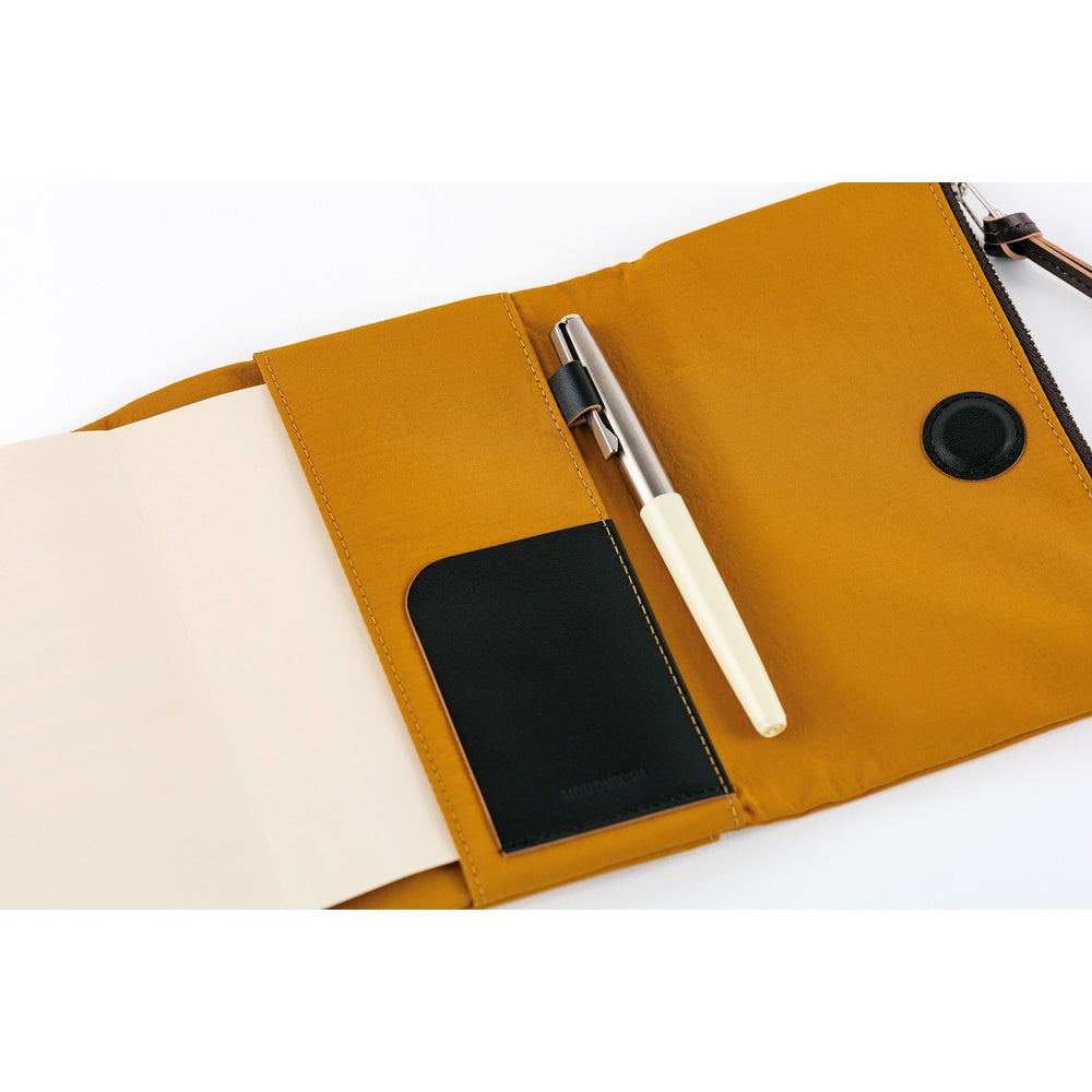 Hobonichi Techo A6 Original Planner Cover - Tragen: Mustard