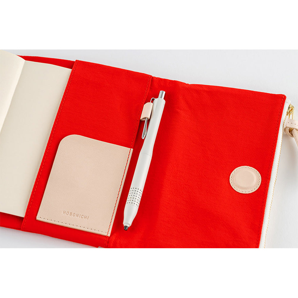 Hobonichi Techo A6 Original Planner Cover - Tragen Red