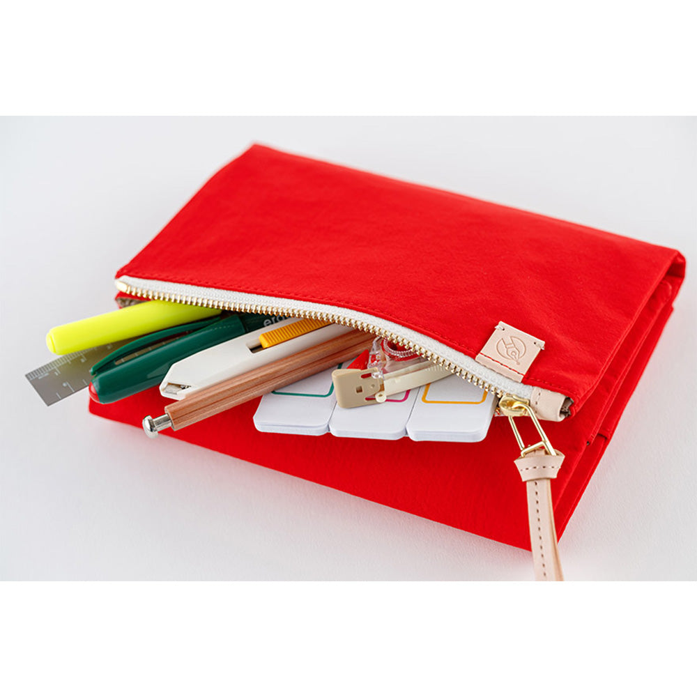 Hobonichi Techo A6 Original Planner Cover - Tragen Red