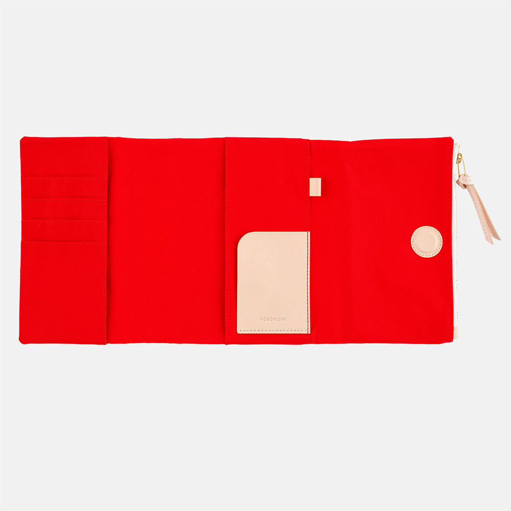 Hobonichi Techo A6 Original Planner Cover - Tragen Red