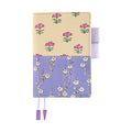 Hobonichi Techo A6 Original Planner Cover - Unsodo: Bijutsukai Plum and Dianthus
