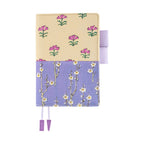 Hobonichi Techo A6 Original Planner Cover - Unsodo: Bijutsukai Plum and Dianthus