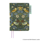 Hobonichi Techo A6 Original Planner Cover - V&A Series: Strawberry Thief