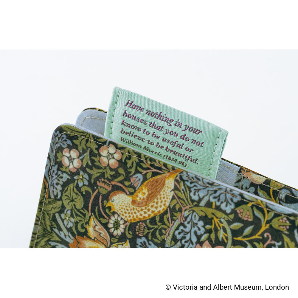 Hobonichi Techo A6 Original Planner Cover - V&A Series: Strawberry Thief