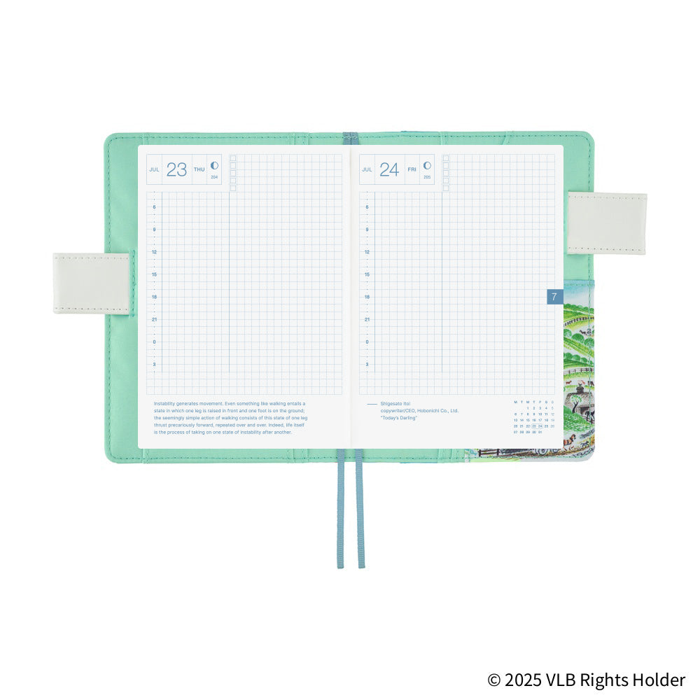 Hobonichi Techo A6 Original Planner Cover - Virginia Lee Burton: The Little House