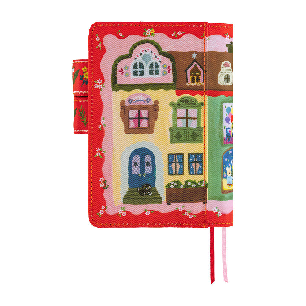 Hobonichi Techo A6 Original Planner Cover - Yumi Kitagishi: White Cat House