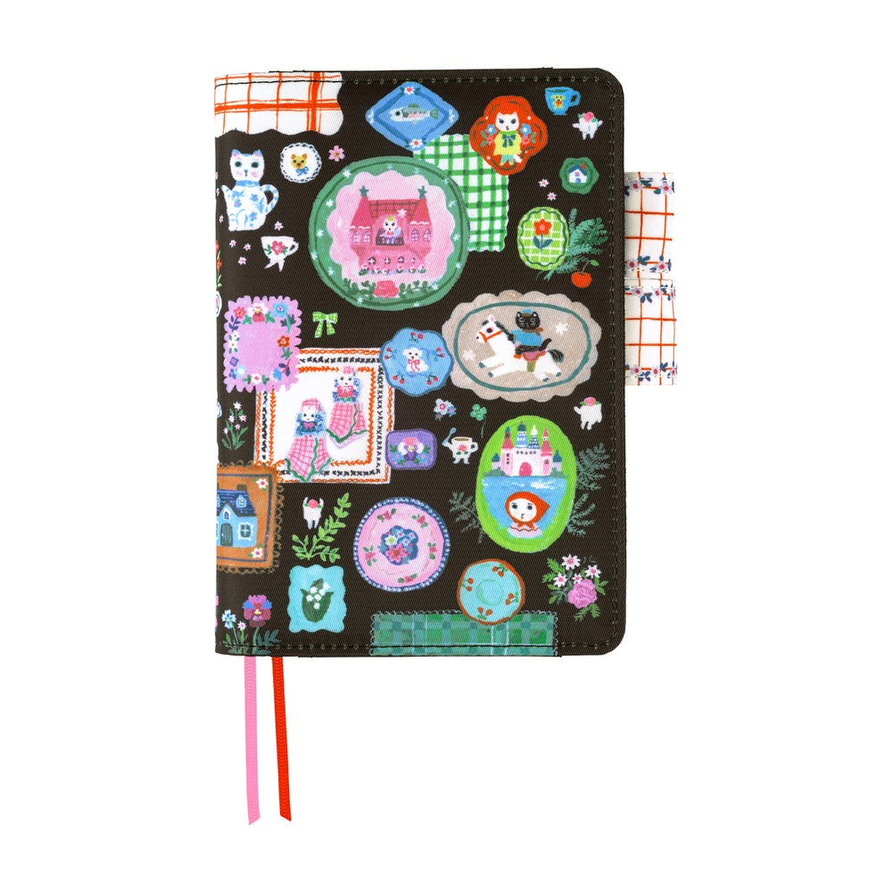 Hobonichi Techo A6 Original Planner Cover - Yumi Kitagishi: White Cat's Table Decorations