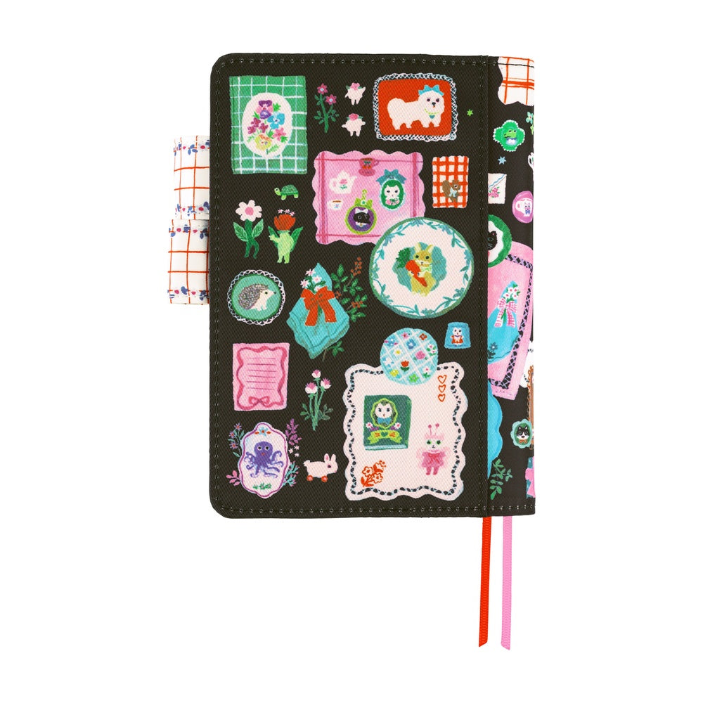 Hobonichi Techo A6 Original Planner Cover - Yumi Kitagishi: White Cat's Table Decorations