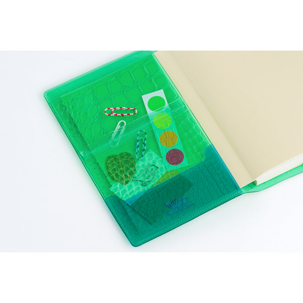 Hobonichi Techo A6 Original Planner Cover - beautiful people: Nothing to Hide (Green)