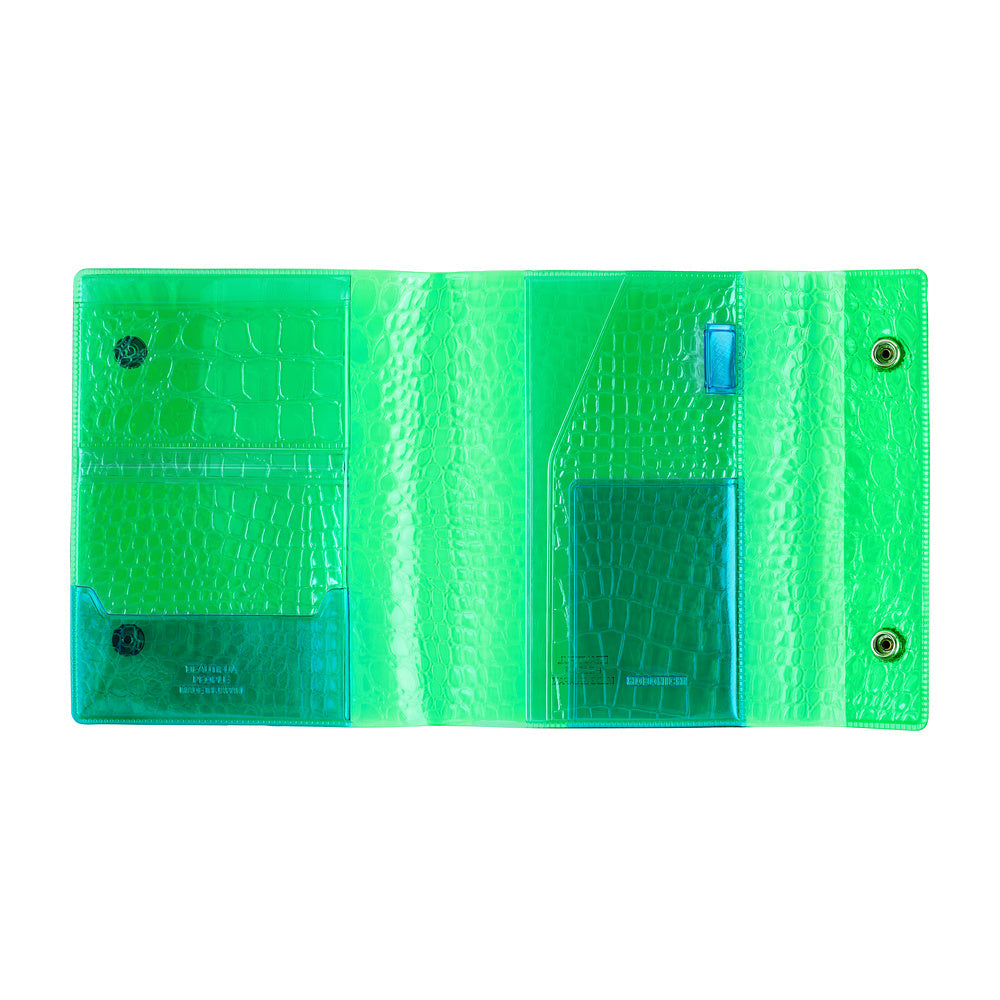 Hobonichi Techo A6 Original Planner Cover - beautiful people: Nothing to Hide (Green)