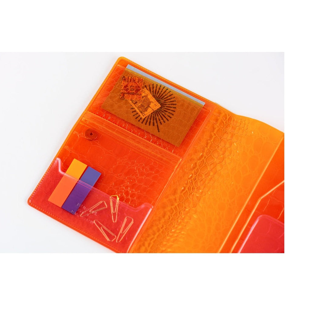 Hobonichi Techo A6 Original Planner Cover - beautiful people: Nothing to Hide Orange